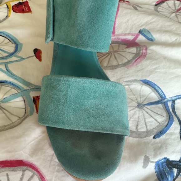 Charlotte Stone platform heels in Aqua - Picture 5 of 5